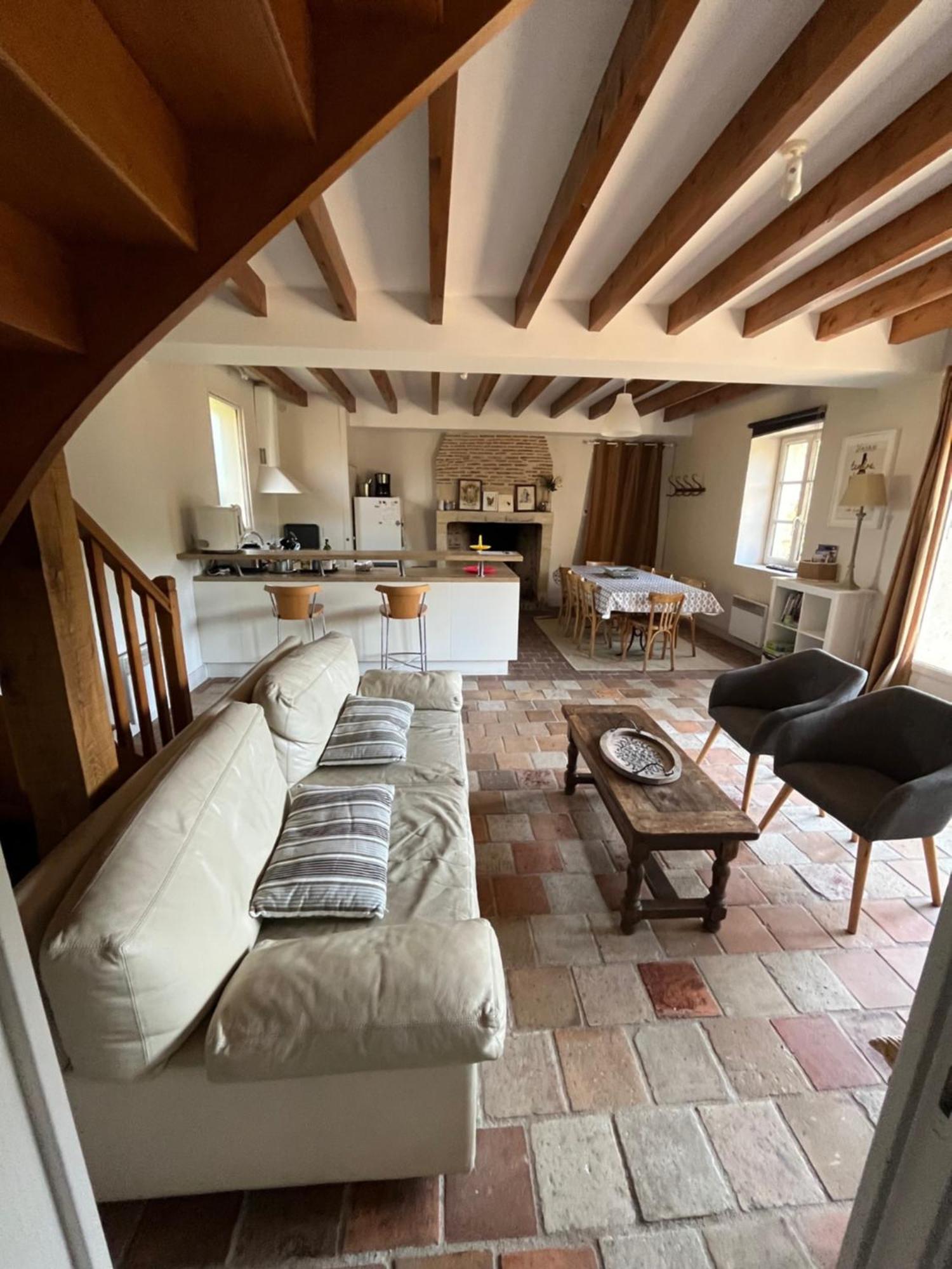 Gite Du Bec De Cisse Vouvray Extérieur photo
